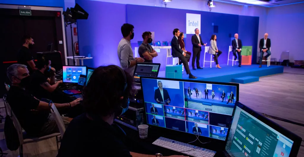 Producción de streaming para un evento corporativo